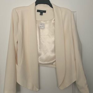 High low Ivory (Cream) Blazer (Modern Style)